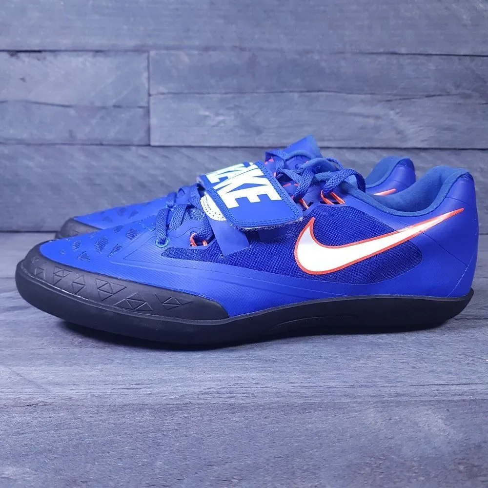 NIKE Zoom Rival SD 2 Throwing Track Shoes Mens 9.5 Womens 11‎ Blue Green Orange